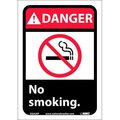 National Marker Co Graphic Signs - Danger No Smoking - Vinyl 7inW X 10inH DGA20P